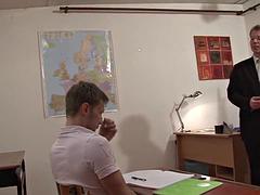 Leie, Französisch, Hardcore, Hd, Öffentlich, Rotschopf, Student, Lehrer