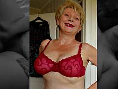 Leie, Grosser arsch, Grosse titten, Oma, Handjob, Massage, Masturbation, Solo