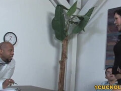 Schwarz, Gehörnter ehemann, Schwanz, Interrassisch