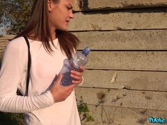 Tight Pussy Fucked For Cash Outside 1 - Thomas Hyka