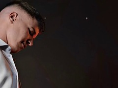 Gay stud barebacks a 21 year old twink with a blowjob in his tight ass