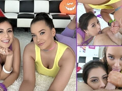 Grosser arsch, Grosse titten, Blasen, Spermaladung, Fett, Latina, Jungendliche (18+), Flotter dreier