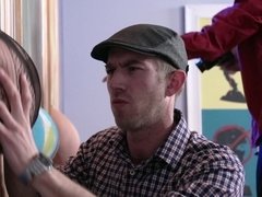 Auto, Groepseks, Groep, Hd, Likken, Billekoek, Vrouw, Vrouwwisselen