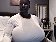 Amateur, Chica, Gorda, Negro, Ébano, Fetiche, Enorme, Solo