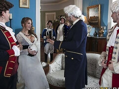 Grosser arsch, Grosser schwanz, Grosse titten, Blasen, Hundestellung, Kleid, Erotisch, Milf