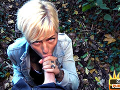 Public POV German MILF gets fucked in hotel after outdoor oral