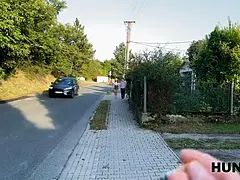 Schönheit, Gehörnter ehemann, Tschechisch, Freundin, Unschuldig, Natürlichen titten, Pov, Öffentlich