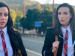 Черные, Минет, Брюнетки, Две девушки, Ласковые ручки, Межрасовый секс, Молоденькие, Втроем