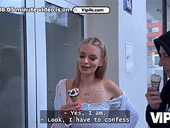 Charlie Dean & Alove get their tight cocks stuffed in front of their man while he watches in VIP4K