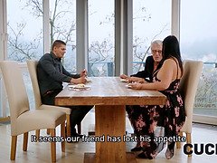 Grote kont, Man die toekijkt, Tsjechisch, Harig, Hd, Man, Kut duiken, Vrouw