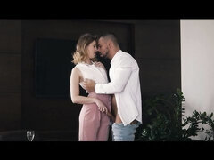 お尻, ブロンド, フェラチオ, チン, 巨大, キス, なめる, ティーン