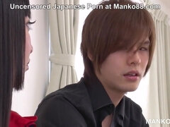 Enthousiasteling, Aziatisch, Rondborstig, Schattig, Fetisj, Harig, Hd, Tieten likken