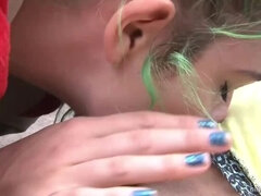 Braunhaarige, Behaart, Hd, Im freien