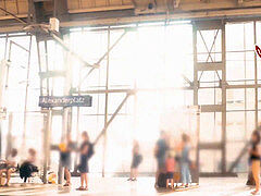 Alemán, Latina, Al aire libre, Pequeña, Público, Flaco, Adolescente