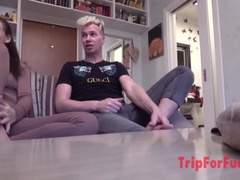 Real Cuckold Action: Kate Rich Fucks Kei in Front of Her Husband - AMWF Interracial