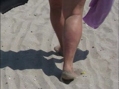 OBESE Pawg Showing Off Her Full On A Beach