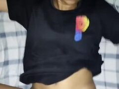 アジア人, デカ尻, フェラチオ, 中出し, イく瞬間, 母, 義母, オッパイの