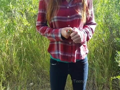 Amateur, Big tits, Homemade, Orgasm, Public, Redhead, Teen