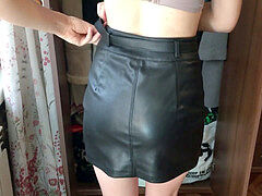 Leie, Grosser schwanz, Spermaladung, Selbstgemacht, Leder, Zierlich, Muschi, Eng