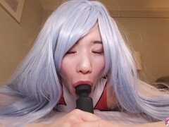 Asiatisch, Chinesisch, Fingern, Orgasmus, Titten, Spielzeuge, Hure