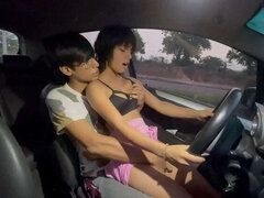 Dirty Driving Lesson with My Hot Stepsister