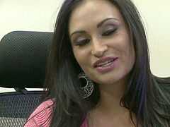 デカ尻, フェラチオ, 茶髪の, ラティーナ, 下着, 淫乱熟女