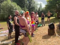 Anal Orgy Party 2025: Outdoor Group Sex & Squirting Orgy - Full HD Festival Fuck