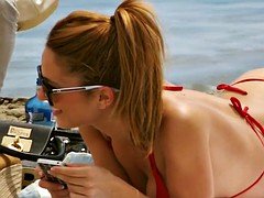 Tussi, Strand, Bikini, Tanga, Spanner