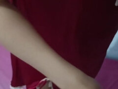 Amateur, Asiático, Mamada, Semen en la boca, Pajear, Pov