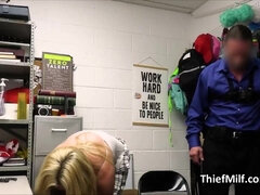 Mall owners wife blows security guard