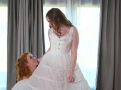 Stellung 69, Tussi, Grosser arsch, Lesbisch, Natürlichen titten, Muschi, Titten, Hochzeit