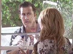 ブロンド, フェラチオ, イく瞬間, なめる