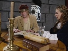 ブロンド, フェラチオ, 爸, 軟体, 手コキする, 剃毛, ティーン, オッパイの