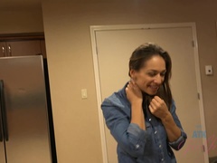 Leie, Arsch, Braunhaarige, Besamung, Muschi, Dürr, Abendanzug, Titten