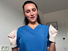 Fetisch, Handschuhe, Hd, Massage, Milf, Krankenschwester, Pov, Öffentlich