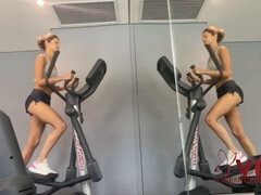 Vies, Vies praten, Voeten, Sportzaal, Masturbatie, Klein, Russisch, Sokken