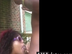 Sucking Dick On the Front  Porch!  (In Broad Daylight)
