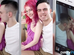 フェラチオ, 汚れた　, 顔射, 彼女, ピアス, 剃毛, ティーン, オッパイの
