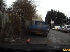 Scrap Yard Cop Fucker: Busty Blonde Fucked In Junk Yard