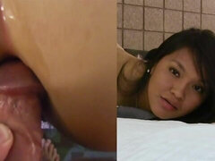 素人, アジア人, デカ尻, デカパイ, 茶髪の, バック, ガリガリ, ティーン