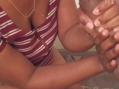 Grosse bite, Noire, Sucer une bite, Tir de sperme, Noir ébène, Pieds, Branlette thaïlandaise, Adolescente