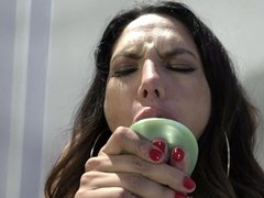 Grosse titten, Braunhaarige, Hochschule, Dildo, Latina, Lesbisch, Spielzeuge, Uniform