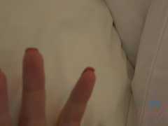 素人, ブロンド, フェラチオ, 中出し, 彼女, 剃毛, 睡眠, オッパイの