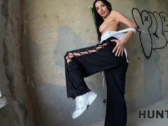 Brunette brune, Tchèque, Petite amie, Hard, Seins naturels, Pov, Rasée, Nénés