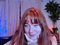 Pale skin redhead knows what you want