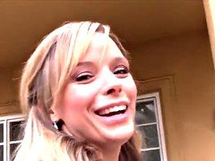 Realtor babe facialized by prospective client