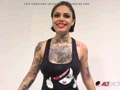 Belleza, Tetas grandes, Morena, Latina, Estrella porno, Sexo soft, Tatuaje