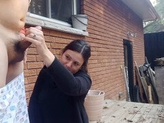 Leie, Grosser schwanz, Spermaladung, Selbstgemacht, Ehemann, Im freien, Öffentlich, Ehefrau