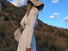 Milf submission and BDSM lover in outdoor sextape