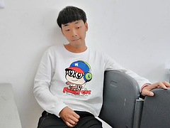 アジア人, 大学生, イく瞬間, ゲイ, 手コキする, オナニー, 一人, ティーン